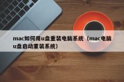 mac如何用u盘重装电脑系统（mac电脑u盘启动重装系统）